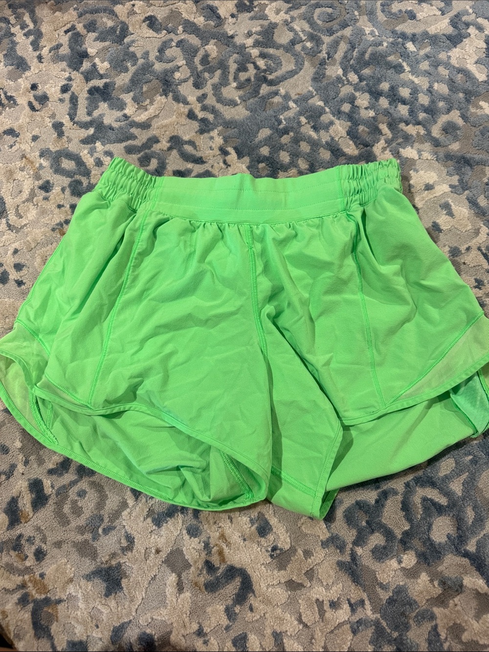 lululemon athletica Neon Green Athletic Shorts